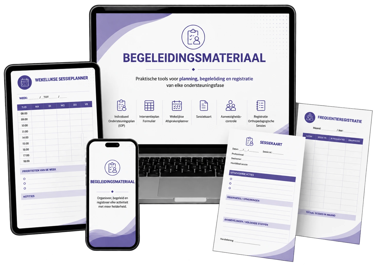 Ondersteunende werkmaterialen